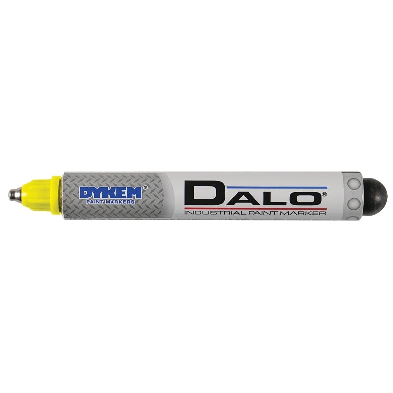 Dykem 26063 Paint Marker, Yellow, Pack of 6