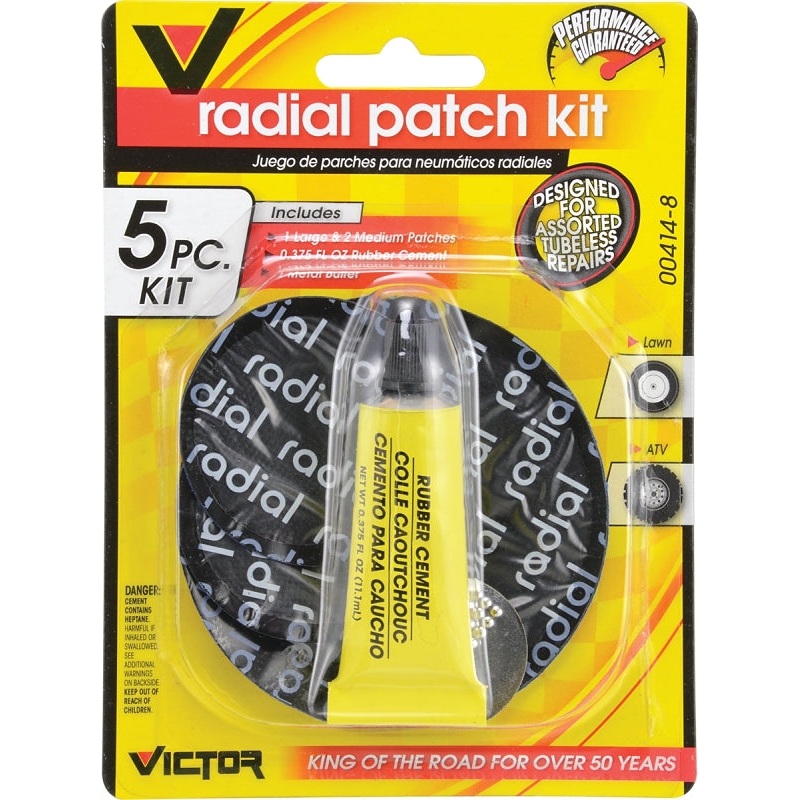 Genuine Victor 22-5-00414-8 Tire Patch Kit, Metal/Rubber