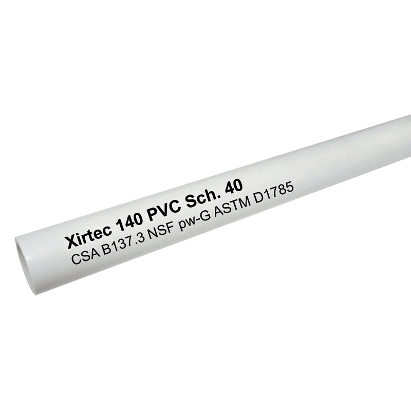 IPEX 022748 Pipe, 1/2 in, 10 ft L, SCH 40 Schedule, White