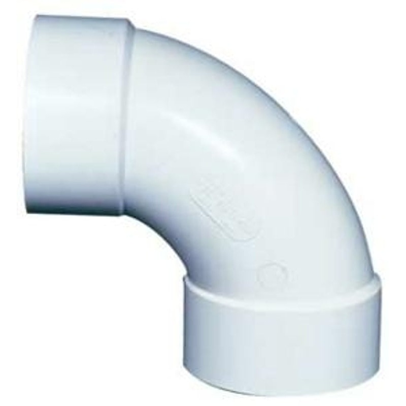 IPEX 40256 Pipe Elbow, 4 in, Hub, 90 deg Angle, PVC