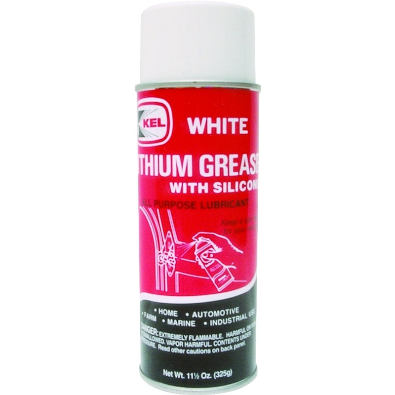 Kel 57400 Grease, 11.5 oz, Aerosol Can, White