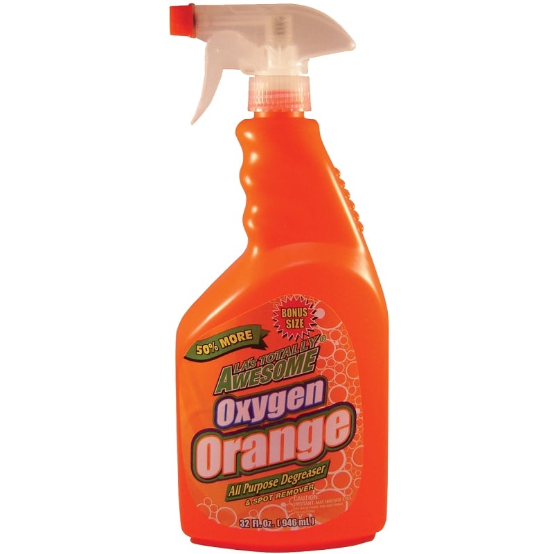 LA’s TOTALLY AWESOME 361 All-Purpose Cleaner and Degreaser, 32 oz Spray Bottle, Liquid, Orange, Pack of 12