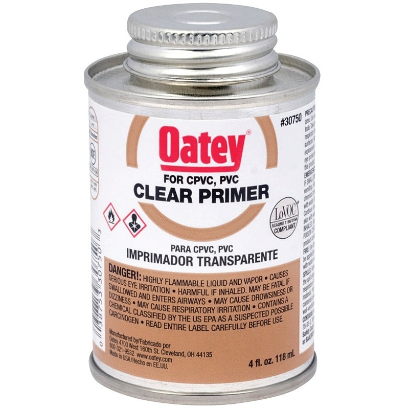 Oatey 30750 Primer, Liquid, Clear, 4 oz, Pack of 24