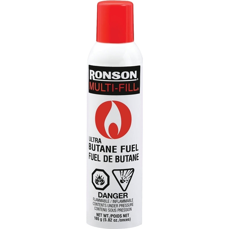 Ronson Multi-Fill 99148 Butane Fuel, 165 g Refill Pack, Pack of 12