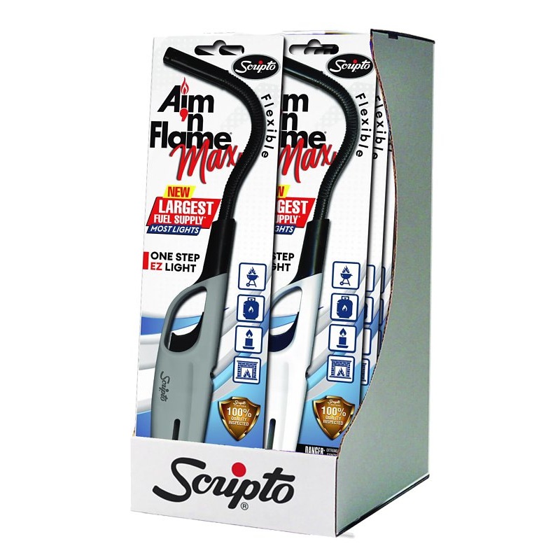 Scripto BGM9F-1/CD-12 Multi-Purpose Utility Lighter, Pack of 12