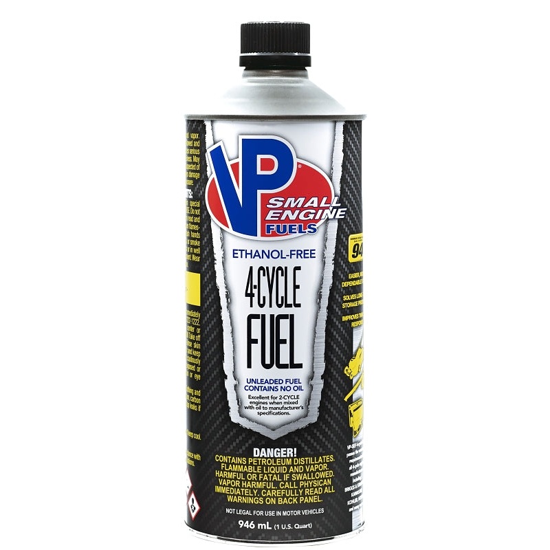 VP Racing 6205 4-Cycle Small Engine Fuel, Hydrocarbon, 1 qt, Pack of 8