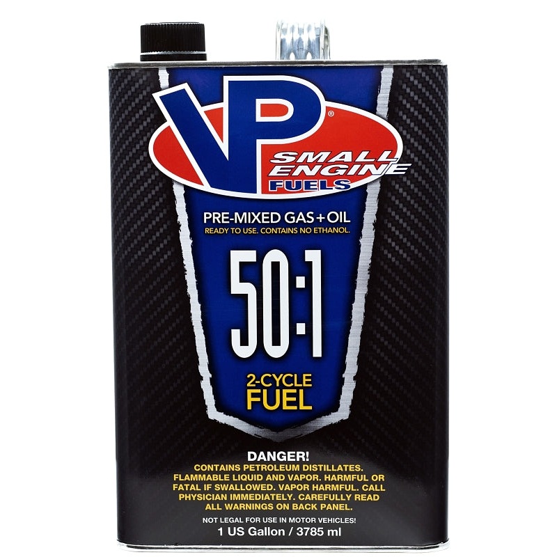 VP Racing 6231 50:1 Pre-Mixed Small Engine Fuel, Hydrocarbon, Blue, 128 oz, Pack of 4