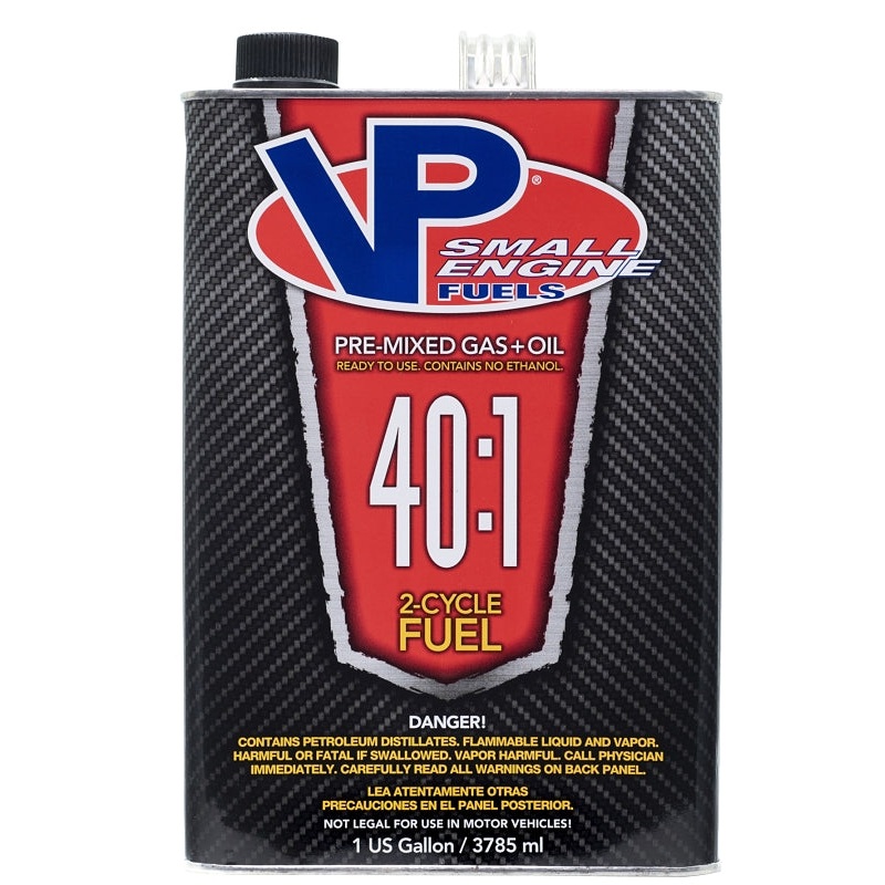 VP Racing 6291 Pre-Mixed Small Engine Fuel, Aromatic Hydrocarbon, Red, 1 gal, Pack of 4