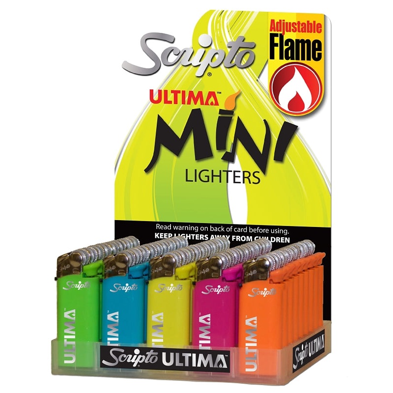 Calico Brands LD18M-50/ULTM Lighter Assortment with Display, Pack of 50
