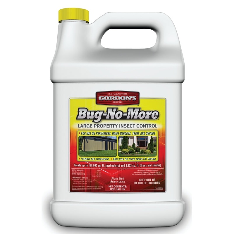 Gordon’s Bug-No-More 7241072 Insect Control, Liquid, Spray Application, 1 gal