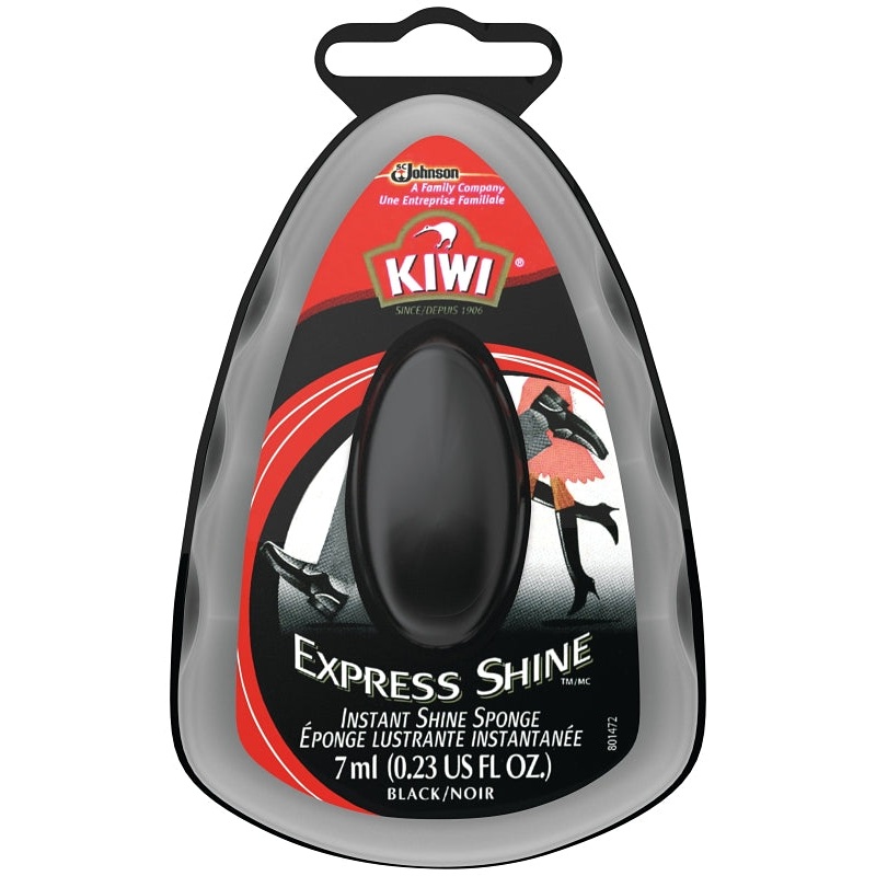 Kiwi 18401 Shoe Shine Sponge, Black, Pack of 3