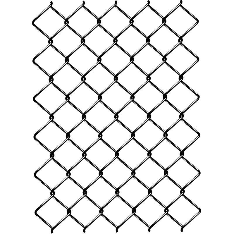 Rangemaster 10661 EZ Roll Chain-Link, 50 ft L, 72 in H, 12-1/2 Gauge, Zinc