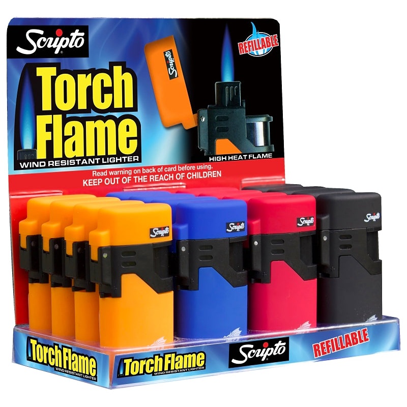 Scripto LDP3KJ-16/64 Pocket Lighter, Refillable: Yes, Pack of 16