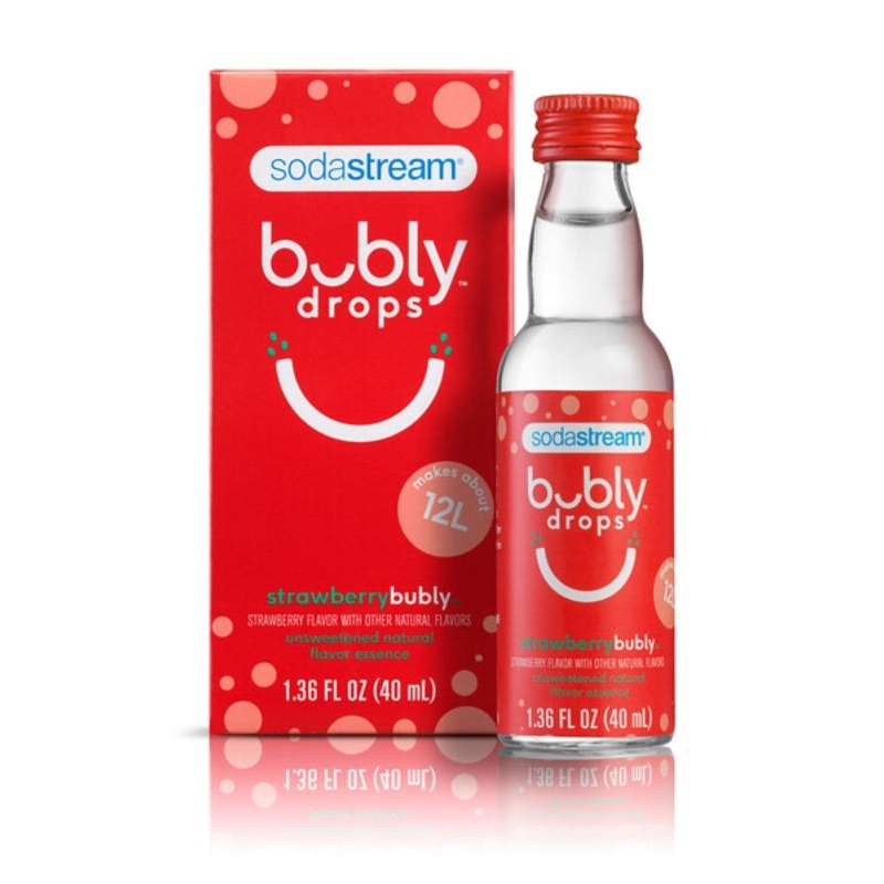 Sodastream 1025223010 Soft Drink, Strawberry Flavor, 40 mL Bottle, Pack of 6