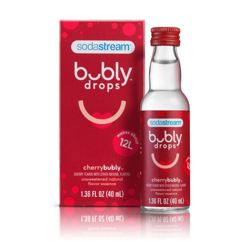 Sodastream 1025225010 Soft Drink, Cherry Flavor, 40 mL Bottle, Pack of 6