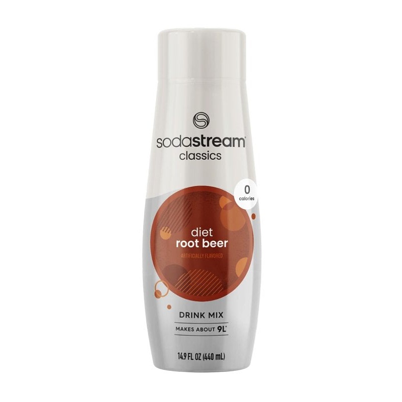 Sodastream Classics 1424204012 Soda Drink Mix, Water, Diet Root Beer, 14.9 fl-oz Bottle