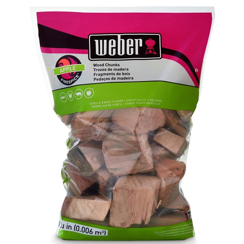 Weber 17139 Series Chunk, Apple, Wood, 350 cu-in Bag