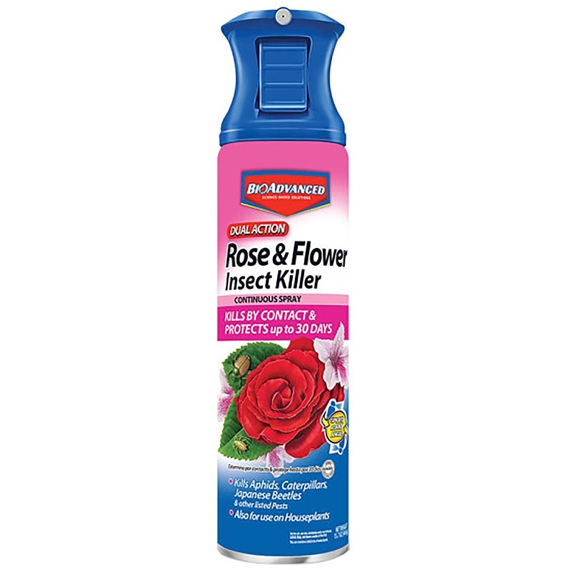BioAdvanced 701330A Rose and Flower Insect Killer, Liquid, Spray Application, 15.7 oz Can