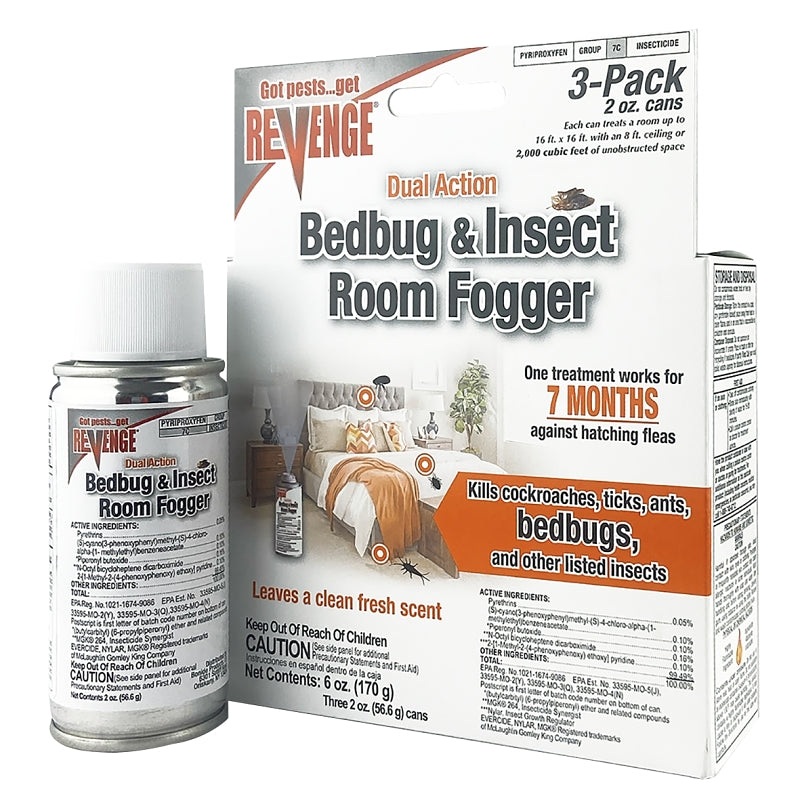 Bonide 571 Bed Bug Room Fogger, 6000 cu-ft Coverage Area