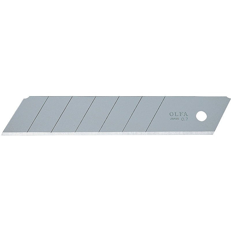 OLFA 5008 Knife Blade, 25 mm, Carbon Steel, 7-Point