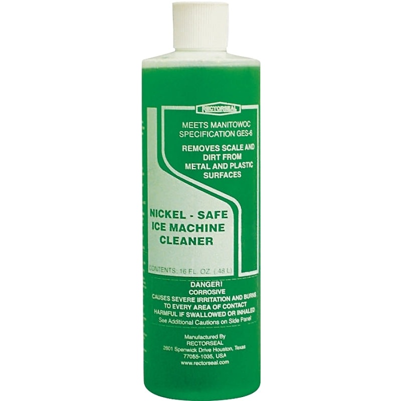 Rectorseal 88312 Ice Machine Cleaner, 16 oz, Bottle, Liquid, Green, Pack of 12