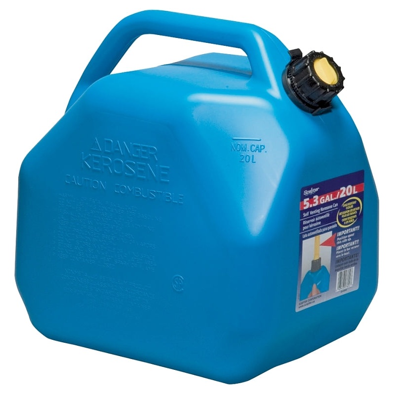Scepter 07624 Gas Can, 5.3 gal Capacity, Polyethylene, Blue