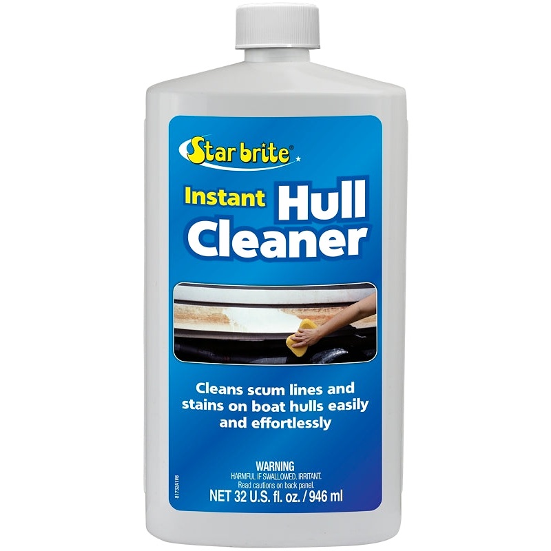 Star brite 081732PW Instant Hull Cleaner, Liquid, Sweet, Clear, 32 oz, Bottle