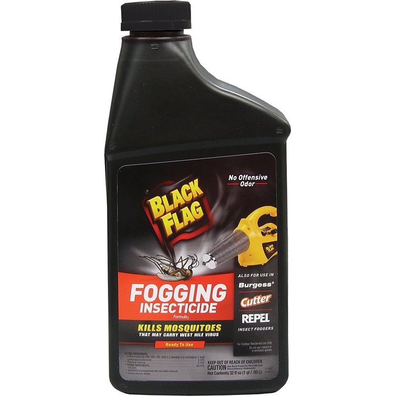 Black Flag 190255 Fogging Insecticide, Clear, 5000 sq-ft Coverage Area