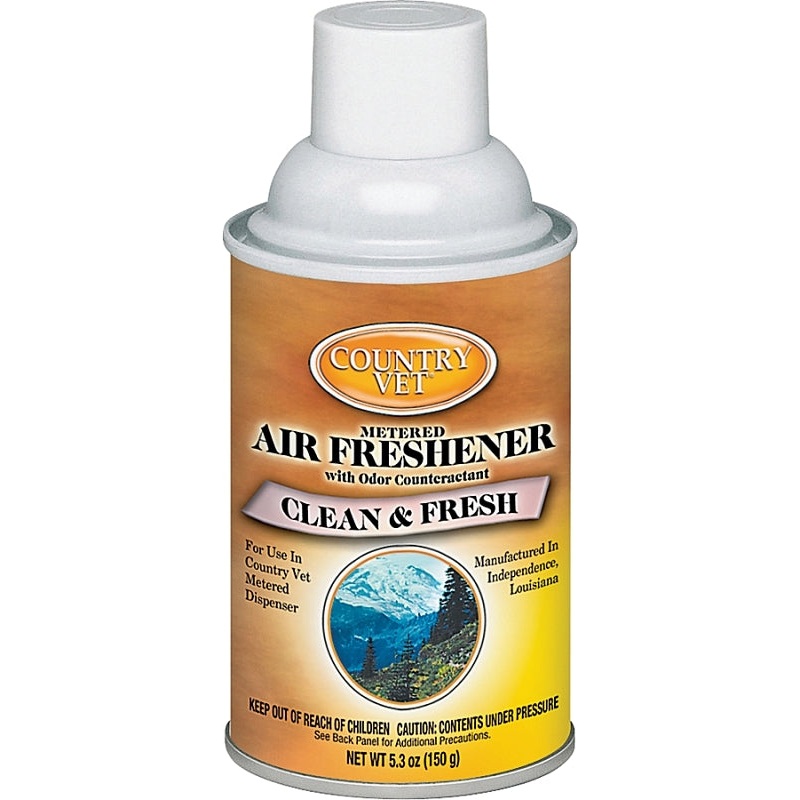 Country Vet 332502CVCA Air Freshener, 6.6 oz Can, Fresh Cotton