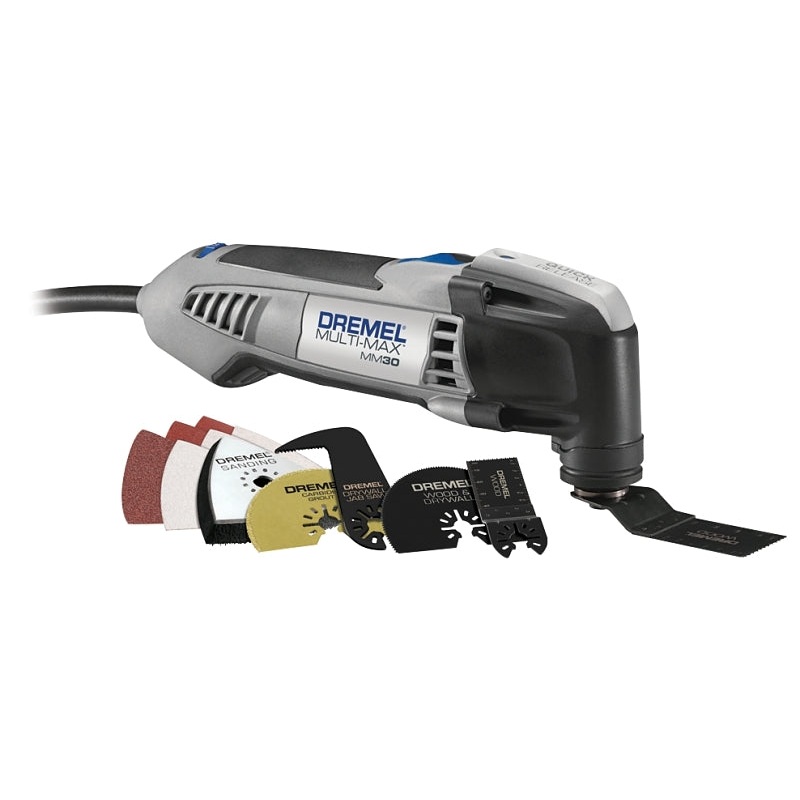 Dremel Multi-Max MM35-02 Corded Oscillating Multi-Tool Kit, 3.5 A, 10,000 to 21,000 opm OPM, 3.2 deg Oscillating