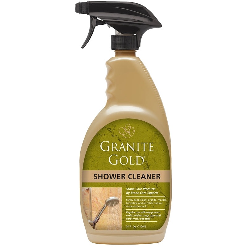 Granite Gold GG0039 Shower Cleaner, 24 oz, Bottle, Haze Liquid, Citrus, Clear, Pack of 6