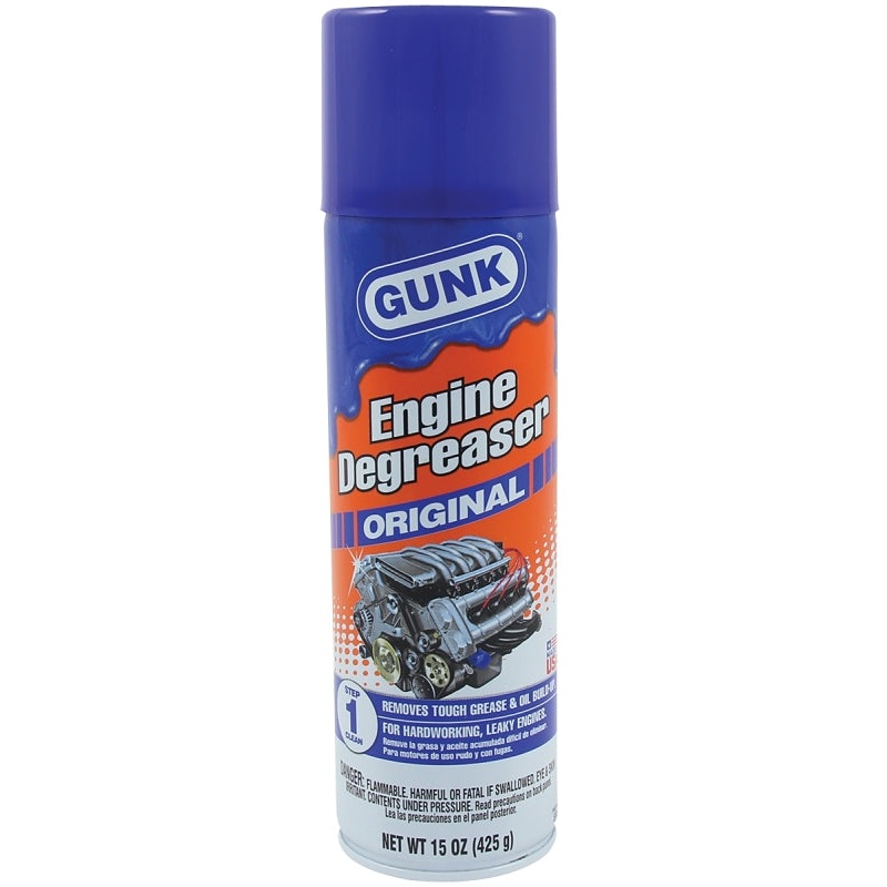 Gunk EB1 Engine Degreaser, 15 oz, Red, Liquid, Diesel Fuel