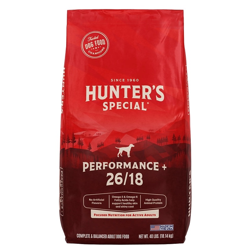 Hunter’s Special Performance Plus 10189 Dog Food, All Breed, Beef/Chicken Flavor, 40 lb Bag