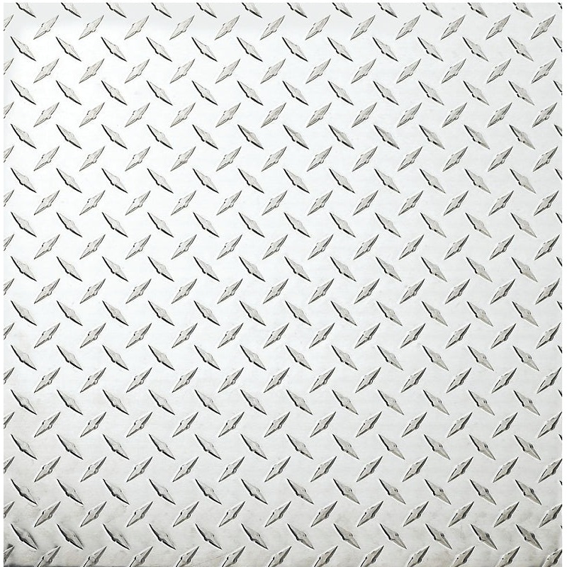 National Hardware 4220BC Series N316-356 Tread Plate, 24 in W, 24 in L, Diamond Tread, Aluminum, Polished