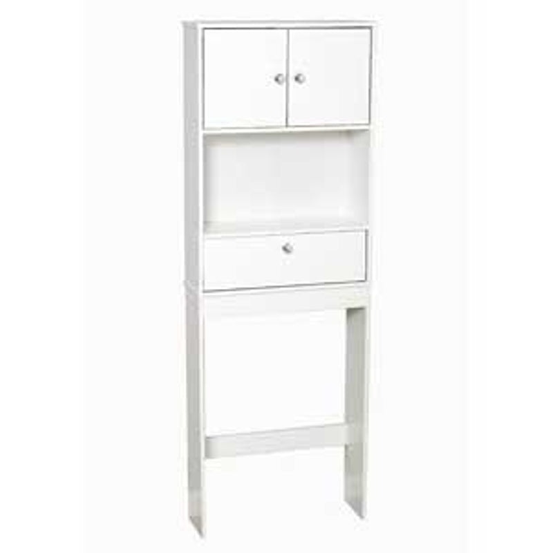 Zenna Home 9401W Bathroom Spacesaver, 3-Shelf, Wood