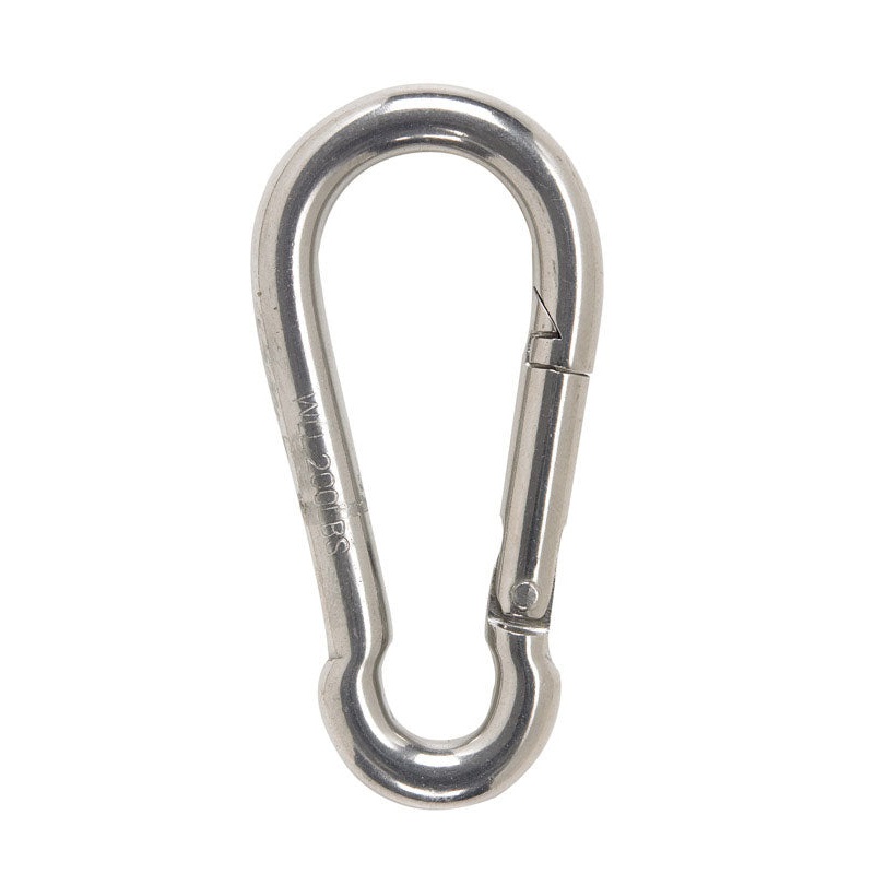Campbell Chain Polished Spring Snap 3/8 in. Dia. x 3-1/8 in. L 200 lb.