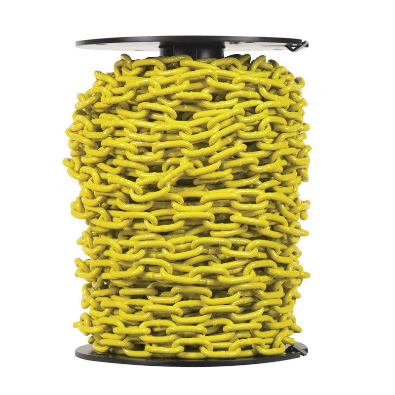 Campbell Chain Single Jack Proof Coil Chain 100 ft. L x 3/16 in. Dia. Yellow Carbon Steel