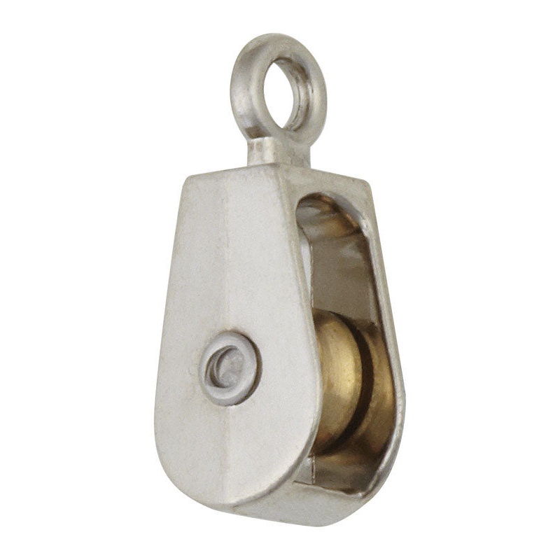 Campbell Chain Single Sheave Rigid Eye Pulley 1/2 in. Rigid 30 lb. Copper