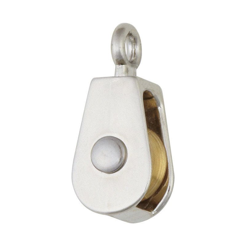 Campbell Chain Single Sheave Rigid Eye Pulley 3/4 in. Rigid 30 lb. Copper