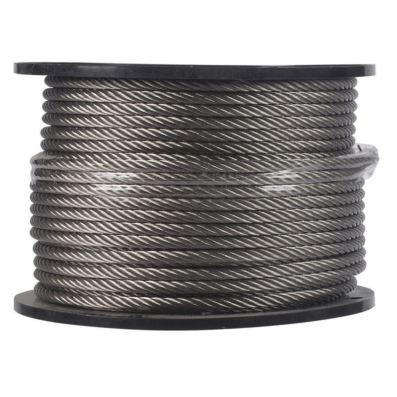 Campbell Chain Stainless Steel Cable 1/4 in. Dia. x 250 ft. L