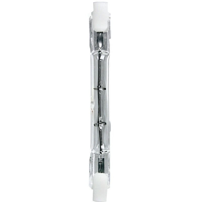 Feit Electric BPQ100T3/CL/S/CAN Halogen Bulb, 100 W, R7 Lamp Base, J T3 Lamp, 1200 Lumens, 3000 K Color Temp, Pack of 6