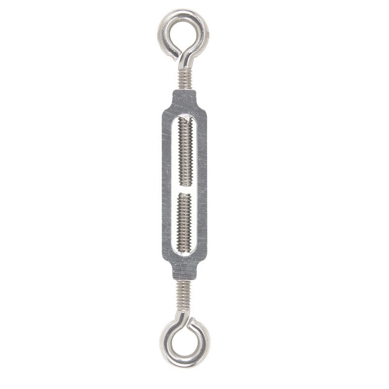 Hampton 2.9 in. L Aluminum Stainless Steel/Aluminum Eye and Eye 1 pk Turnbuckle