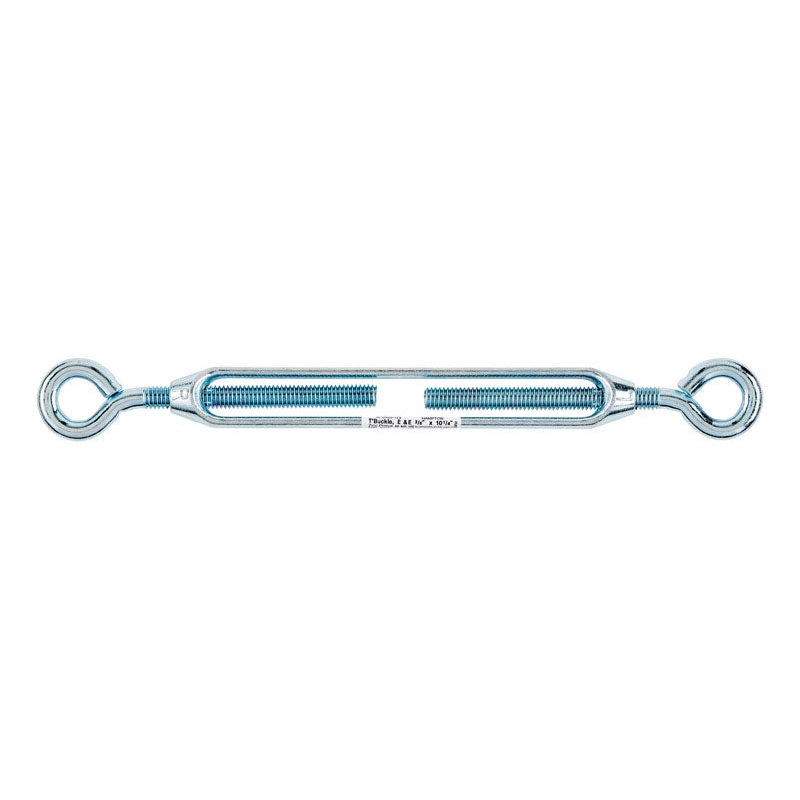 Hampton 6.1 in. L 0.4 Zinc Plated Eye and Eye Steel/Aluminum Turnbuckle 1 pk