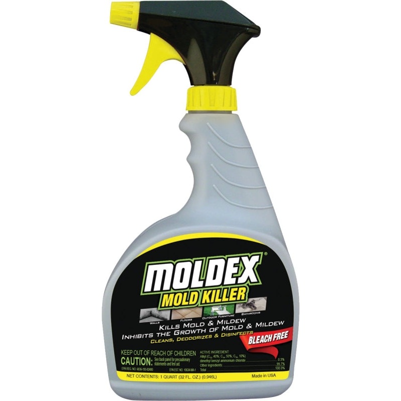 Moldex 5010 Mold and Mildew Killer, 32 oz, Liquid, Floral, Clear, Pack of 6