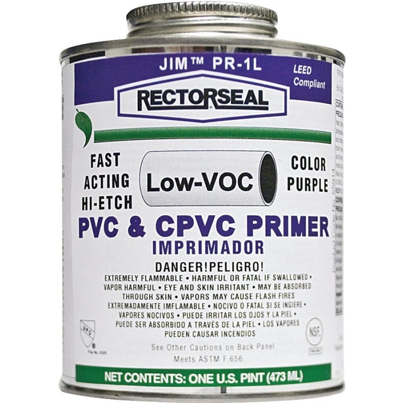 Rectorseal 55914 Hi-Etch Primer, Liquid, Purple, 1 pt