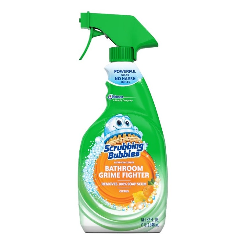 Scrubbing Bubbles 70755 Bathroom Cleaner, 32 oz Bottle, Liquid, Fresh Citrus
