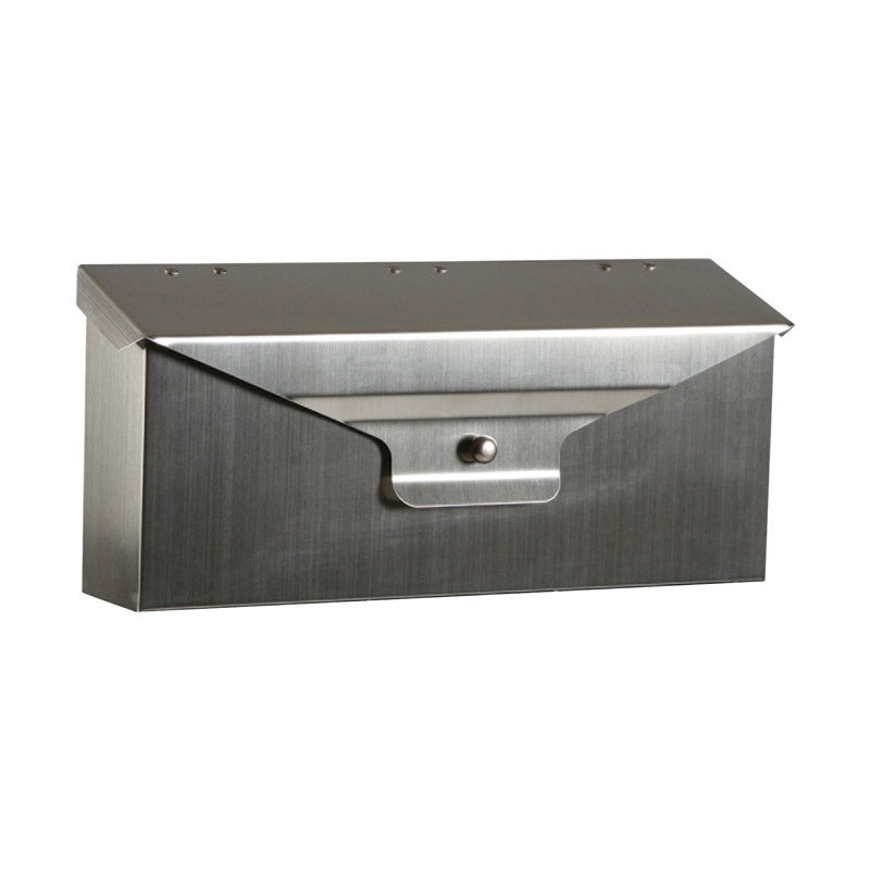 Solar Group Gibraltar D’Elegance Stainless Steel Wall-Mounted Mailbox Metallic 7 in. H x 4 in.