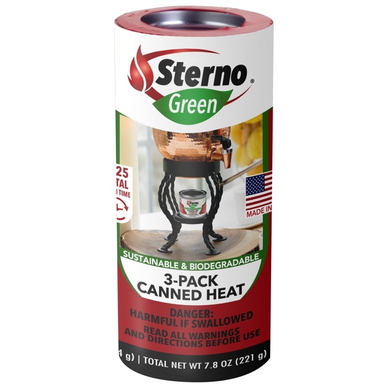 Sterno 20602 Cooking Fuel, 2.05 oz Can, 45 min Burn Time
