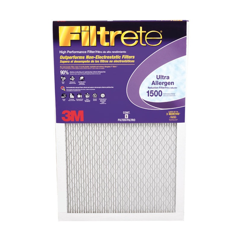 3M Filtrete 20 in. W x 20 in. L x 1 in. D Air Filter