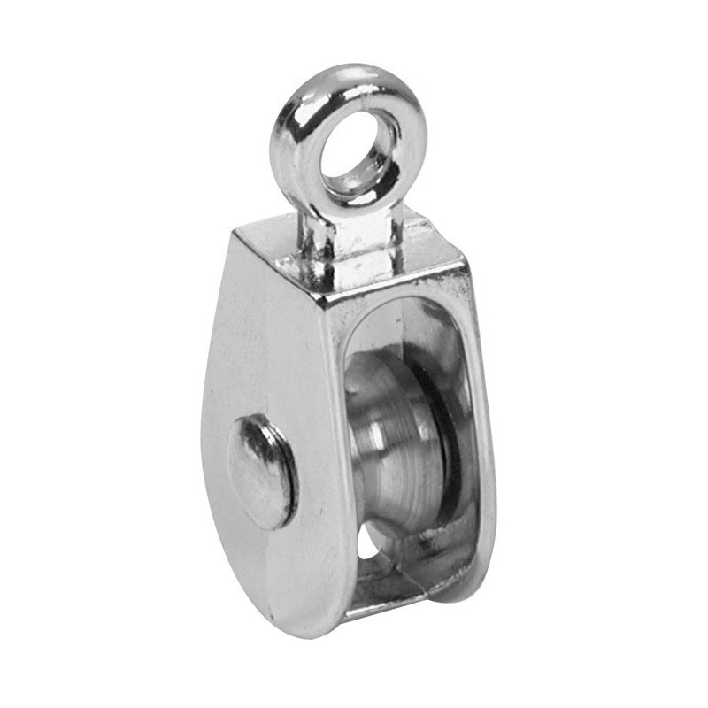 Campbell Chain Single Eye Pulley 1 in. Rigid 55 lb. Copper
